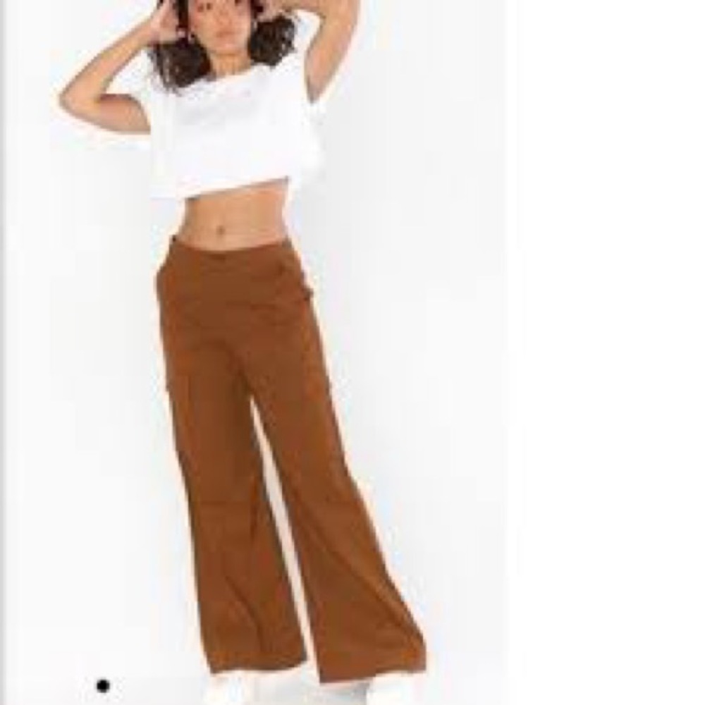 Show Me Your MuMu Tan Wide-Leg Pants